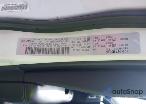 2020 Dodge Durango Pursuit Awd z USA, uszkodzony, nr VIN 1C4RDJFG3LC406119